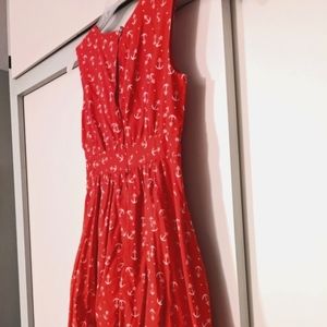 Modcloth Emily & Fin anchor dress